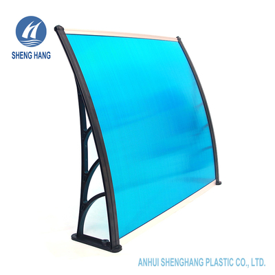 Het Polycarbonaatplastiek die van PC van vensterfront door 1200*800mm Vriendschappelijke Eco afbaarden