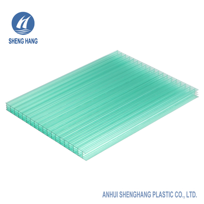 14mm Multiwall Polycarbonaatbladen Vier Muur 2100*3000mm de UVbescherming van 80um
