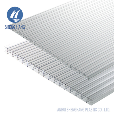 Duidelijke het Blad UVweerstand van de Polycarbonaat Tweelingmuur