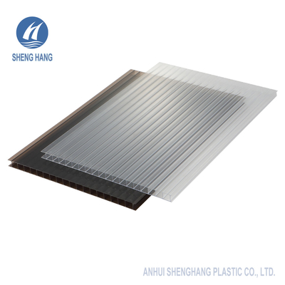 Plastic Tweelingblad 6mm van het Muurpolycarbonaat Dikte