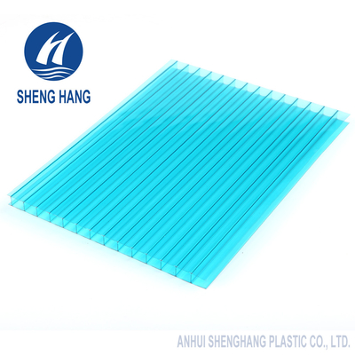 Plastic Tweelingblad 6mm van het Muurpolycarbonaat Dikte