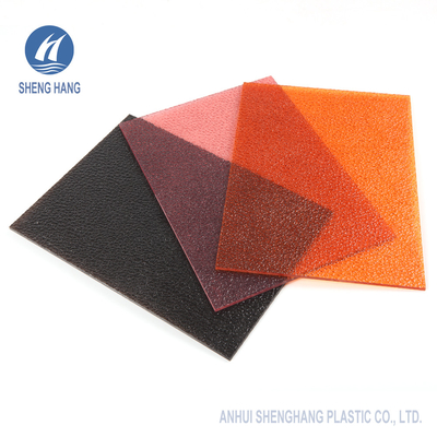 In reliëf gemaakt het Polycarbonaat Stevig Blad ASTM D648 1220*2440mm van het litchipatroon PC