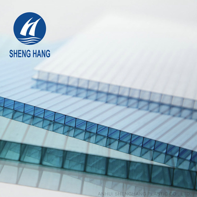 De gele Grijze 10mm Tweelingcomités van het Muurpolycarbonaat voor Serresweerbestendigheid