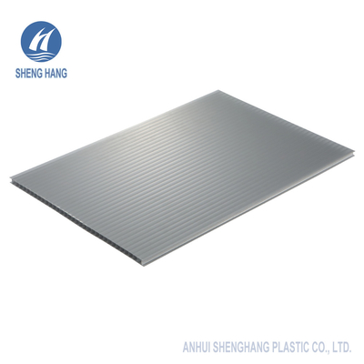 5800mm 4mm Tweeling het Blad Groen Bruin Antieffect van het Muurpolycarbonaat