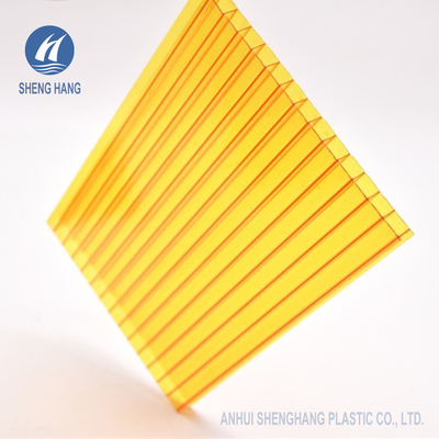 Van het Bronstwinwall van UL94 V0 6mm 10mm Gekleurd het Polycarbonaatblad