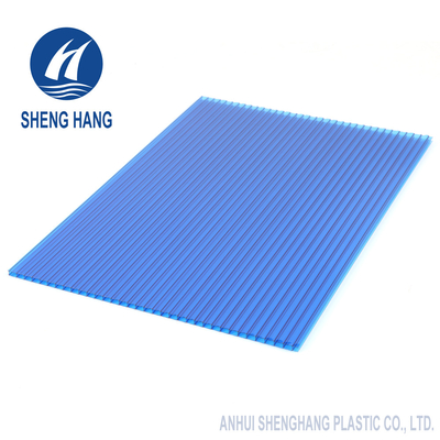 Van het Bronstwinwall van UL94 V0 6mm 10mm Gekleurd het Polycarbonaatblad