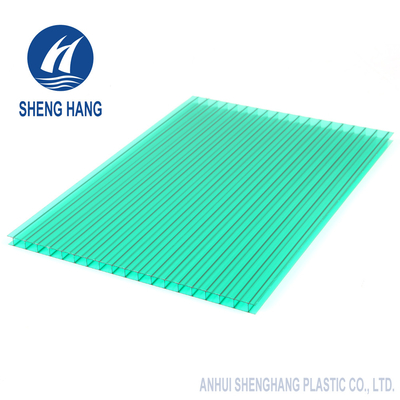 Het gekleurde Plastic Tweelingblad Vuurvaste Eco 4x8 UL94 V2 van het Muurpolycarbonaat