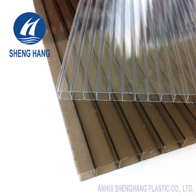 Het gekleurde Plastic Tweelingblad Vuurvaste Eco 4x8 UL94 V2 van het Muurpolycarbonaat