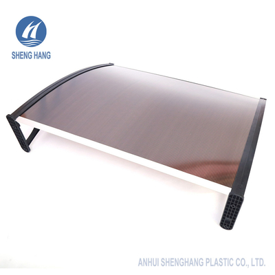 SGS het Lichtgewichtpolycarbonaat Plastic Bruin Afbaarden