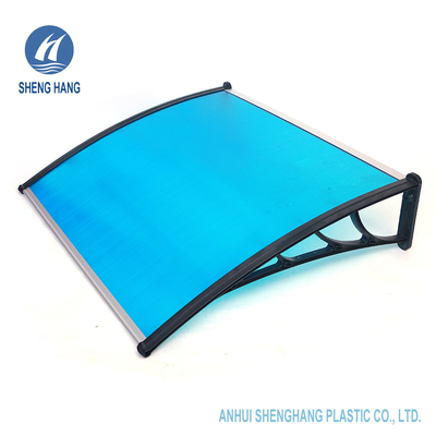 Het plastic Plastiek die van het Deurpolycarbonaat Waterdichte Antiwear SGS de Regenloods afbaarden van Terraspc