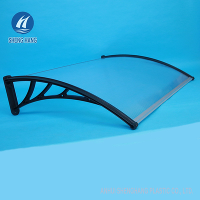 1.5m het Duurzame Zwarte Polycarbonaat Plastic Afbaarden Front Door Scratch Proof