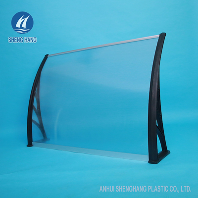 1500*1000mm de Openlucht Anticorrosieve Luifels van de Polycarbonaatdeur