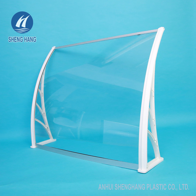DIY 1.2*0.8m Duidelijk Polycarbonaatplastiek die Antischeur Met hoge weerstand afbaarden