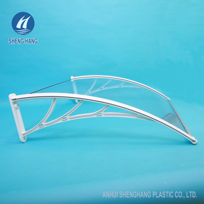 Het hoge van het de Luifel Stevige Polycarbonaat van de Effect Plastic Deur het Bladvenster Afbaarden