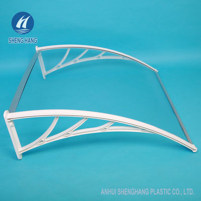 Het hoge van het de Luifel Stevige Polycarbonaat van de Effect Plastic Deur het Bladvenster Afbaarden