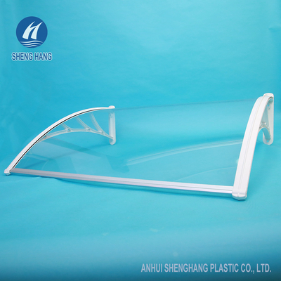 1.6m van de het Vensterdeur van Polycarbonaat Plastic Afbaardende PC de Luifeldekking 2.5mm 2.8mm