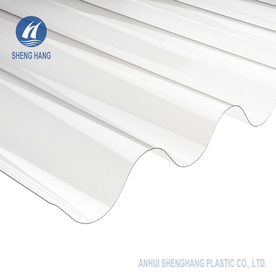 1mm Blad 3.3*10ft van het Brons Geribbeld Gekleurd Golfpolycarbonaat voor Dakwerk