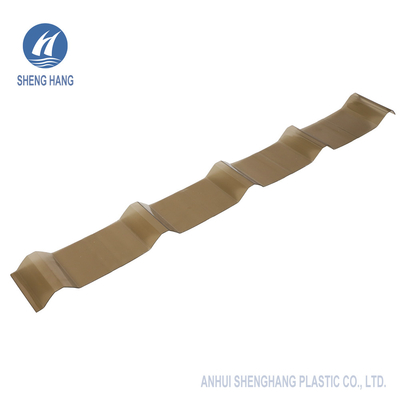 het 3.9ft Gekleurde Geribbelde Golf Plastic Waterdichte Dakwerk van het Polycarbonaatblad