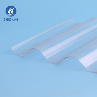 Serre 1.2m ontruimt Golfpolycarbonaatblad UV Met een laag bedekt voor Dakwerk
