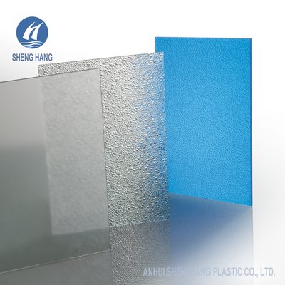 ASTM D638 ontruimt In reliëf gemaakte UV de Deklaagpc UL94 V2 van Polycarbonaatbladen