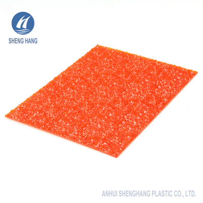 2mm Diamond Solid And Textured Polycarbonate Bladen 50 Met een laag bedekt Microns UV Bestand
