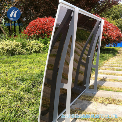 55“ X 35“ boog het Poly de Deur van het de Steunvenster van Alu van de Carbonaatluifel Afbaarden