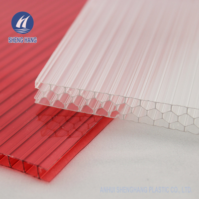 Het cellulaire Holle Blad OEM 2.1*3m van het Honingraatpolycarbonaat Thermische Isolatie