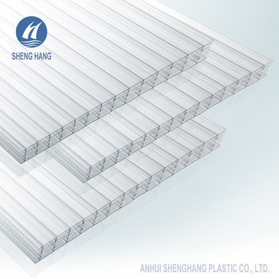 18mm Hol van het de Muurpolycarbonaat van PC Multiblad 6 Laag Antifire Diamond Structure