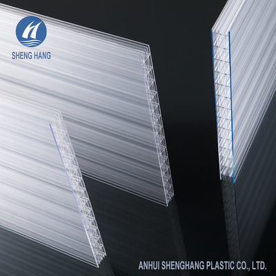 18mm Hol van het de Muurpolycarbonaat van PC Multiblad 6 Laag Antifire Diamond Structure