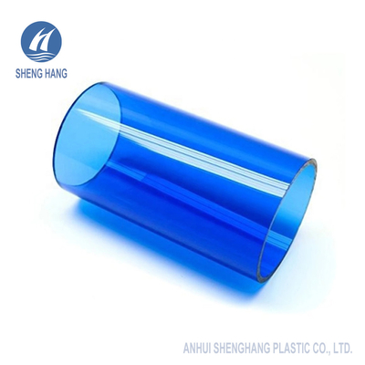 Thermoplastische Blauwe Gekleurde Acrylbuizen 25mm Niet-toxische Wearproof