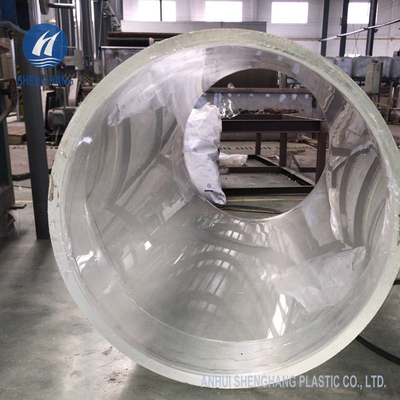 WT10mm ODM Duidelijke Acryl het Plexiglascilinder van Eco Friengly van de Buis Grote Diameter