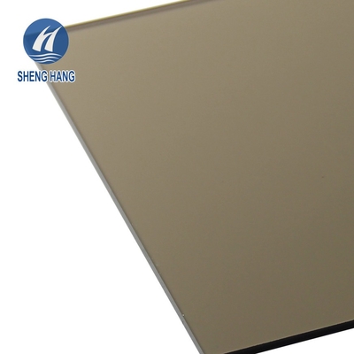 SGS Bruin Gekleurd Polycarbonaat Stevig Blad 2000*3000mm ASTM C177
