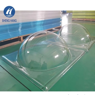 Van het de Producten Plastic Dakraam van het Wearproofpolycarbonaat Koepel 8mm 2 Kanten UVbescherming